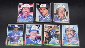 Toronto Blue Jays Signed 1985 Donruss Lot (7) Garth Iorg Autograph ZJ17920 - Picture 1 of 3
