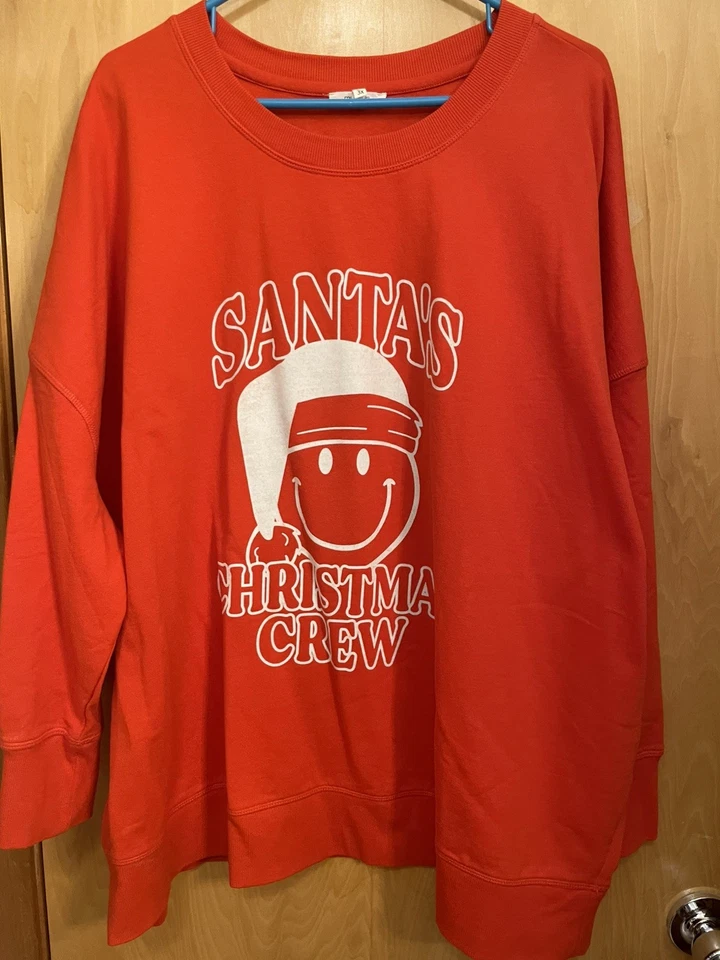 Sudadera Maurices Santa Holiday talla grande 3X  Foto 1 de 3