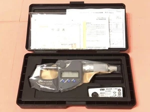 Mitutoyo 293-240-30 Digimatic Micrometer, 0-25 mm, 0.001 mm NEW - Picture 1 of 5