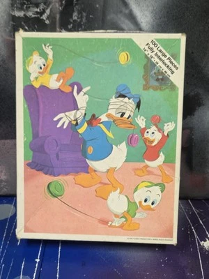 Rompecabezas de colección Whitman años 70 Walt Disney Pato Donald 100 piezas completo Foto 1 de 4