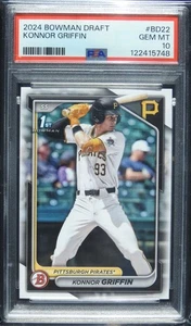 2024 Konnor Griffin 1st Bowman Draft Paper #BD22 PSA 10 GEM MINT - Picture 1 of 3