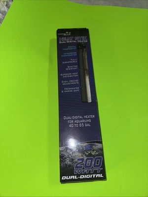 Calentador digital doble para acuarios de 40 a 65 galones 200 W Foto 1 de 3