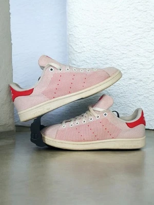 Adidas Stan Smith Mens Mesh Trainers | Red / White | UK 10 | Good Condition - Image 1 of 4