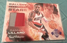 2013-14 COURT KINGS DAMIAN LILLARD GALLERY OF STARS GAME WORN 02/10