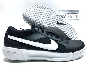 NIKE ZOOM COURT LITE 3 TENNIS SHOES SIZE 13 BLACK WHITE DH0626-010 - Picture 1 of 4