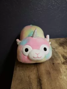 Squishmallow 13" Laying HugMees Hug Mees Llamacorn Lucinda Tie Dye Plush - Imagen 1 de 6
