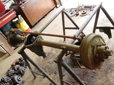 5.38 Early Jeep Wagoneer Closed knuckle Dana 44 Front axle 5 Lug 59" WMS  - Image 1 of 4