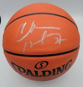 REPLICA FIRMATA CHARLES BARKLEY PHOENIX SUNS 76ERS SPALDING BASKET BECKETT - Foto 1 di 2