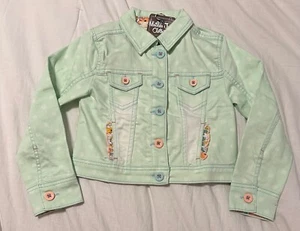 NWT Matilda Jane Polka Dot Party Denim Jacket Girls Dream Chasers Size 6 - Picture 1 of 2