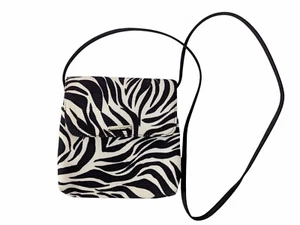 NINE WEST Purse Bag Zebra Animal Print Small Crossbody Snap Butt Small - Picture 1 of 6