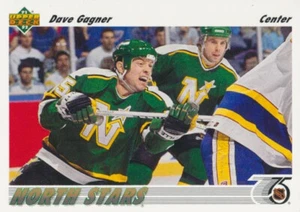 1991-92 Upper Deck #180 DAVE GAGNER - Minnesota North Stars - Bild 1 von 1