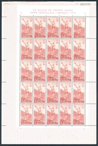 ESPAÑA - AÑO 1960 - EDIFIL 1268** - TAUROMAQUIA - PLIEGO COMPLETO - MNH - Imagen 1 de 1