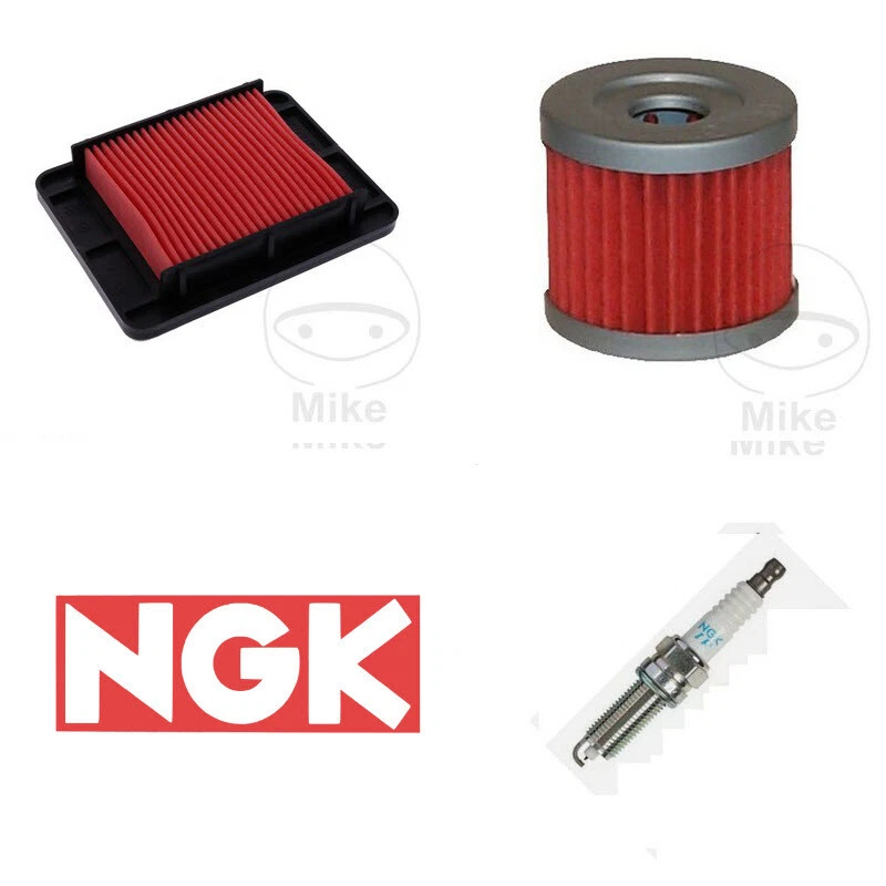 Kit de servicio con filtro de aire y aceite Hiflo + bujía NGK para Suzuki GSX-R 125 X Foto 1 de 1
