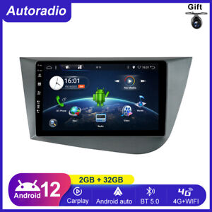 Pour Seat Leon 2 MK2 2005-2012 Autoradio Android 12 Carplay DAB GPS BT DSP WiFi