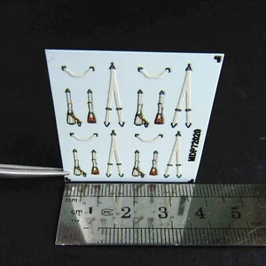 Luftwaffe Seat Belts early WWII 3D Decals Scale 1:72 Metallic Details MDP72020 - Picture 1 of 4