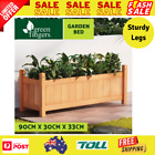 Greenfingers Garden Bed Raised Wooden Planter Outdoor Box Vegetables 90x30x33cm