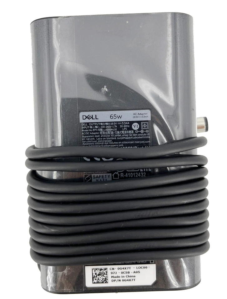 19.5V 3.34A 65W LA65NM130 AC Adapter Charger For Dell Latitude 3150 3160 3330 - Image 1 of 4
