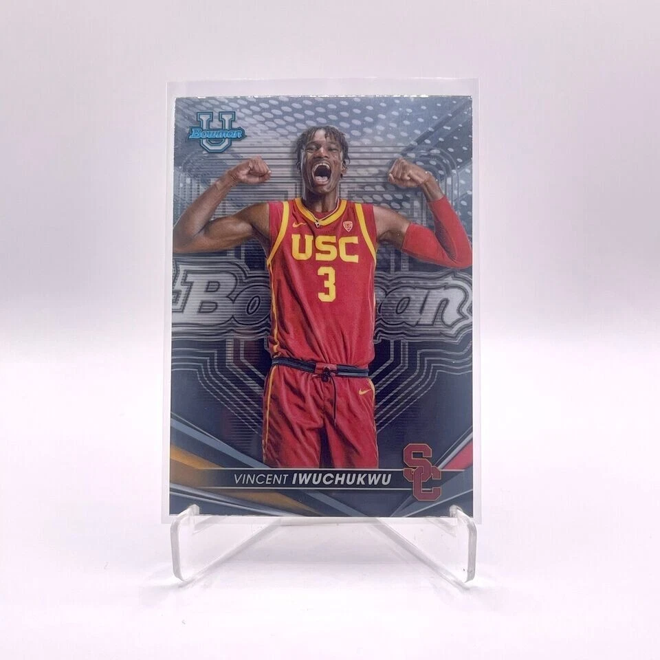"MINT" Vincent Iwuchukwu 2022-23 TOPPS BOWMAN BEST U CHROME ROOKIE CARD #93 - Image 1 of 1