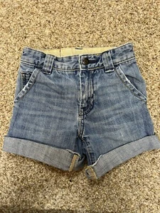 Gap ( Baby Gap ) Girls Age 4 Demin Shorts Blue Light Wash Jean Shorts - Picture 1 of 5