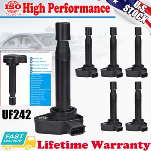 Super Quality 6 Pack Ignition Coil For 1999-09 Honda Acura V6 3.0 3.2 3.5L UF242 - Picture 1 of 11