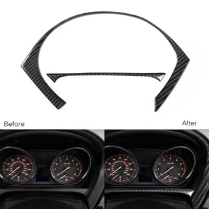 2Pcs Carbon Fiber Dashboard Instrument Cluster Panel Cover For BMW Z4 E89 09-16  - Picture 1 of 9