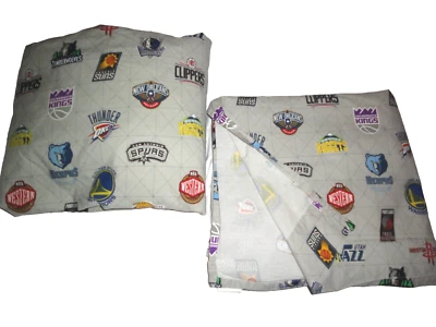 JUEGO DE SÁBANAS DE BALONCESTO DEPORTIVO (2 PIEZAS) POTTERY BARN TEEN PB NBA LAKERS Foto 1 de 4