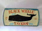 Vintage Reproduction of 1742 BLACK WHALE TAVERN Menu - 17" X 8" prices on back