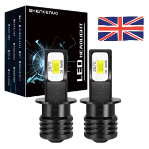 2x H3 LED Fog Light Bulbs Conversion Kit White 6500K For Vauxhall Astra H 05-10 - Picture 1 of 11