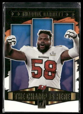 2021 Donruss #CIH-20 Shaquil Barrett The Champ Is Here - Image 1 of 2
