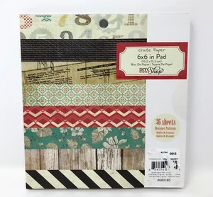 Crate Paper 36 sheets DIY SHOP 6 x 6 inch pad scrapbooking boy girl 680185 - Picture 1 of 12