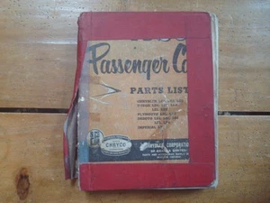 1958 Chrysler Plymouth Dodge Desoto Imperial Passenger Car Parts List Book CDN - Picture 1 of 9
