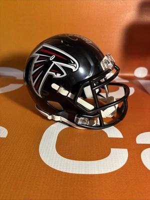 Minicasco firmado por Jamal Anderson Atlanta Falcons Ridell Foto 1 de 2