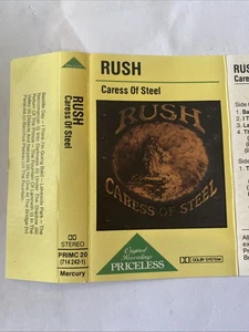 Rush Caress Of Steel Cassette Sleeve Only - No Tape - Picture 1 of 3