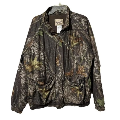 Vintage Y2K Woolrich Mossy Oak camo fleece jacket Size XL - Image 1 of 4