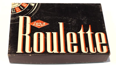 Vintage E.S. Lowe Roulette Set 1941 Game - Image 1 of 4