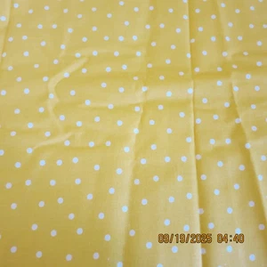Gelbe Tupfen 3 Yards Baumwollstoff Neu - Bild 1 von 9
