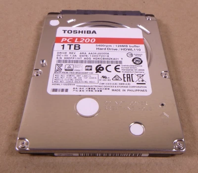 Toshiba HDWL110 Hard Drive PC L200 1TB 5400rpm 128MB Buffer - Image 1 of 3