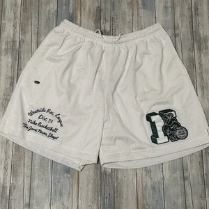 Nike Basketball Shorts Mens XL Westside Rec League 72 White Green FQ6171-133 - Picture 1 of 7