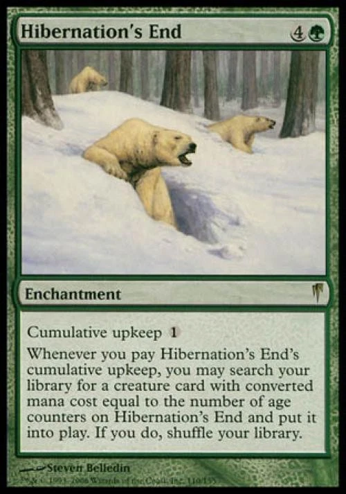 Hibernation's End - Light Play MTG Coldsnap - Image 1 of 1