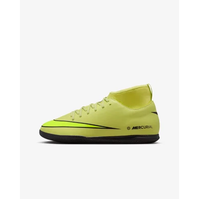 Nike Mercurial Superfly 10 Club Indoor Jr Scarpe da calcetto bambino Limelight - Immagine 1 di 4
