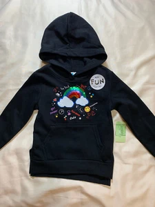 Girl's Rainbow Seaquin Hooded SweatShirt Size 4 - Picture 1 of 2