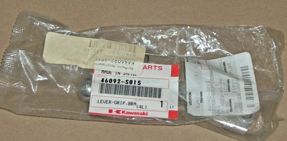 Palanca de freno original Kawasaki 2003-2004 KLX400R # 46092-S015  Foto 1 de 1