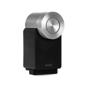 Nuki Smart Lock Pro 4. Gen - Cerradura de puerta inteligente con Wi-Fi y batería - negra - Imagen 1 de 1