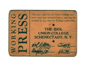 SIGNED Dixon Ryan Fox (1887-1945) President Union College Schenectady autograph - Picture 1 of 3