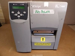 Zebra S4M Thermal Barcode Label Printer S4M00-200E-0700T LAN USB - NO POWER - Afbeelding 1 van 8