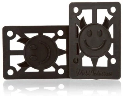 WORLD INDUSTRIES Original World Hellraisers Skateboard Riser Pads w Sticker NEW SEALED 1 PAIR VTG