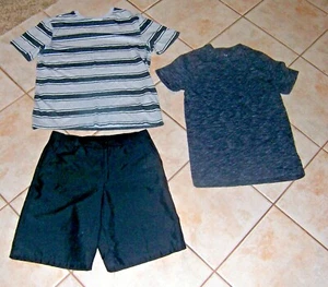 TWO Boys T-SHIRTS XL 16  & ONE CHAMPION SHORTS Sz L 12-14 OUTFIT EUC  - Picture 1 of 5