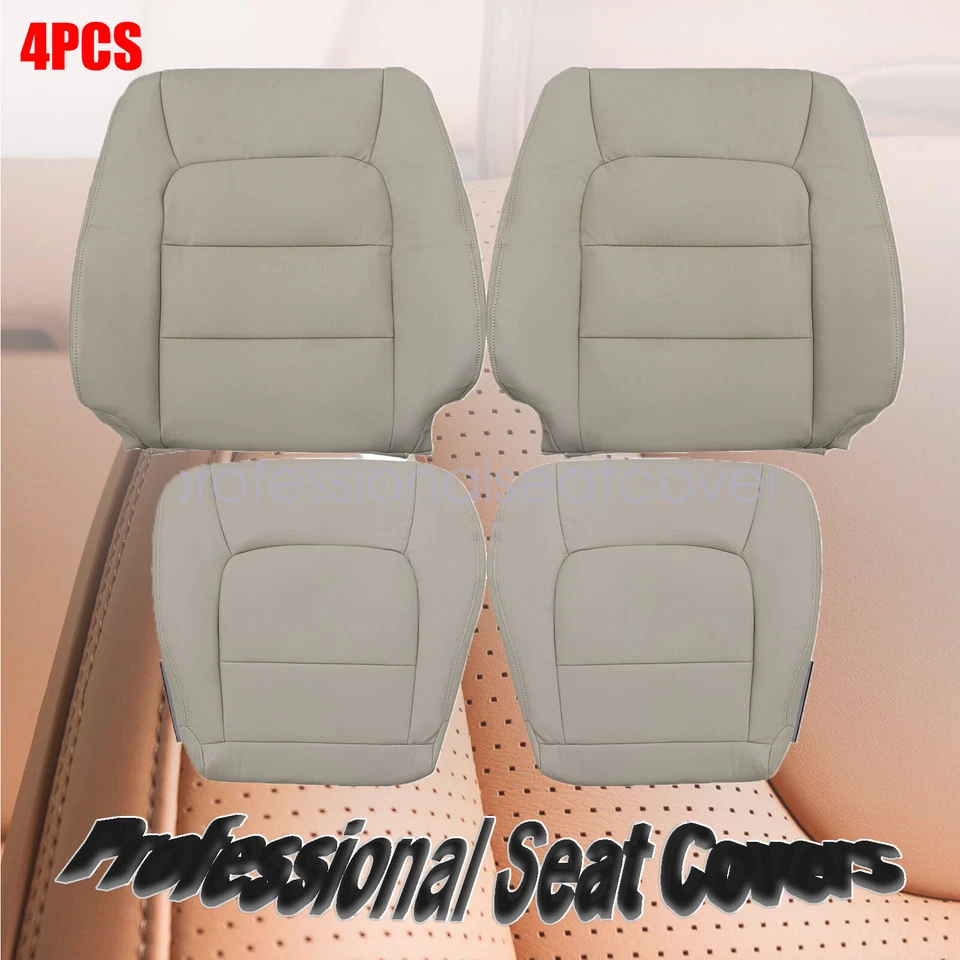 4 piezas para Lexus LX470 1998-2007 conductor y pasajero cubierta de asiento de cuero tostado # LF40 Foto 1 de 4
