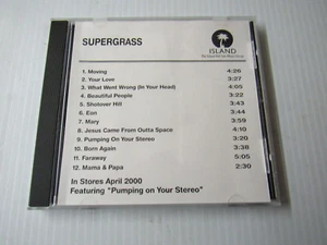 Supergrass Self-Titled Cd Rare Advance Promo Island Records 2000 - Picture 1 of 3