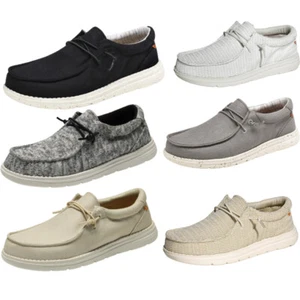 Women Slip On Loafer Shoes Lightweight Canvas Casual Shoes - Picture 1 of 46